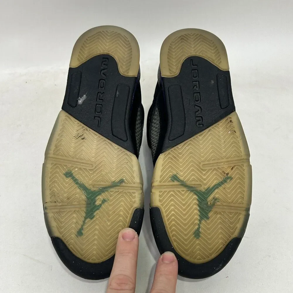 Nike Shoes Air Jordan 5 Retro GS “Black Grape” 2024 - Picture 7 of 8